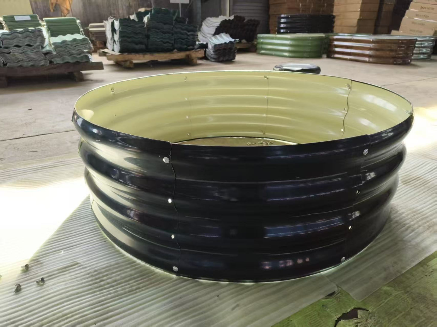 12" Tall 3X3 Ft Galvanized Steel Garden Bed