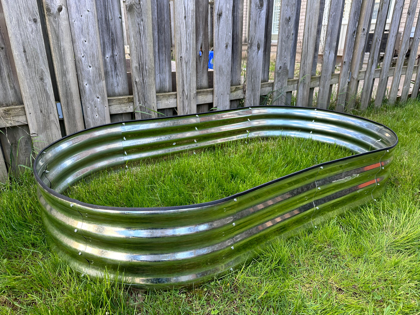 12" Tall 4X2 Ft Galvanized Steel Garden Bed